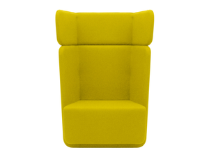 BASKET - Fabric armchair high-back _ SOFTLINE