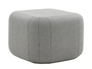 QUADRO - Square fabric pouf with removable lining _ SOFTLINE