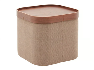 SOFT SQUARE - Upholstered fabric pouf _ SOFTLINE