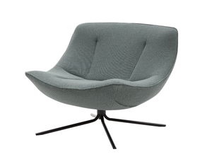 VERA - Fabric armchair with 4-spoke base _ SOFTLINE