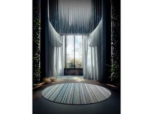 CLINAMEN - Round polyester fibre rug _ STYL’EDITIONS