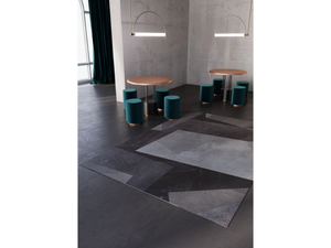 MISURE - Rectangular polyester fibre rug with geometric shapes _ STYL’EDITIONS