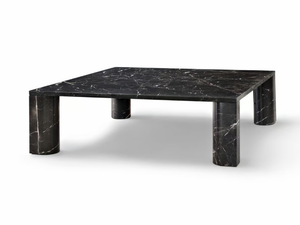 LOVE ME, LOVE ME NOT - Square marble coffee table _ Salvatori