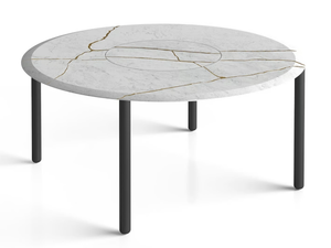 DESIGN FOR SOUL - Round marble table _ Salvatori