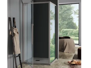 ACRUX - Rectangular shower cabin with hinged door _ Samo