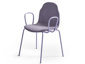 BODY - Upholstered fabric chair with armrests _ Sancal