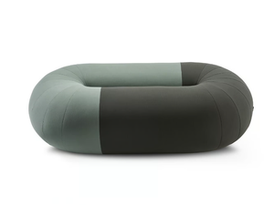 LOOP - Oval fabric pouf _ Sancal