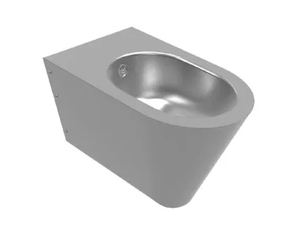 2055 - Wall-hung stainless steel bidet _ Saniline