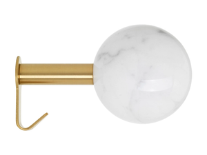 DOTS STONE - Wall-mounted Carrara marble coat rack _ Schönbuch