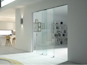 ARIA FLUSH-WALL - Flush-fitting glass door _ Scrigno