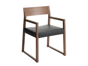 ECO - Wooden chair with armrests _ Sedex