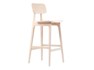 WE - Wooden barstool with footrest _ Sedex