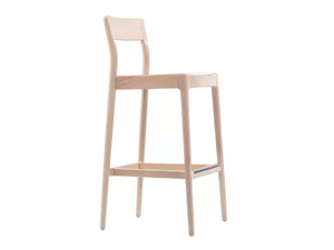 JUNE - Wooden barstool with footrest _ Sedex