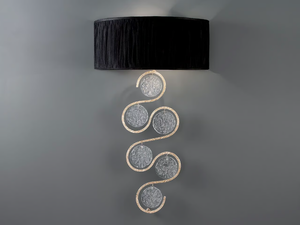 LINES CLEF ALTO - Handmade bronze wall light _ Serip