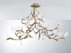 BOUQUET ARBOR LARGE - Handmade bronze ceiling lamp _ Serip