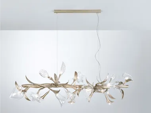 BOUQUET SWANG MEDIUM - Handmade bronze pendant lamp _ Serip