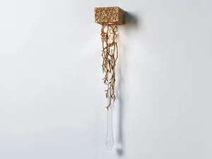 LIQUID DROP - Handmade bronze wall lamp _ Serip