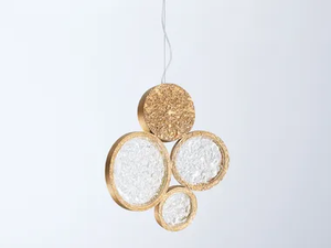 LUNA CLOVER ORIGINAL - LED handmade bronze pendant lamp _ Serip