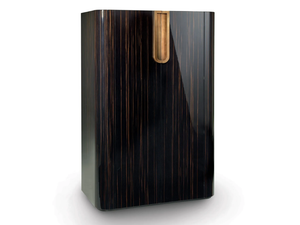 FLUXUS - Ebony highboard with integrated lighting _ Sicis