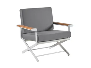 OSKAR - Garden armchair with armrests _ Sifas