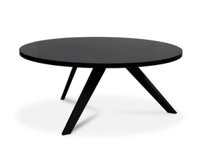 REST - Low round wooden coffee table _ Sitland