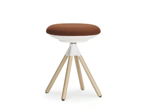 ON - Swivel trestle-based stool _ Sitland