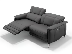 BARLETTA - 3 seater leather sofa _ Sofanella