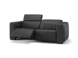 ANCONA - 3 seater leather sofa _ Sofanella