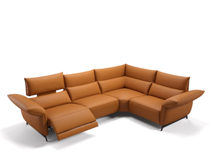 CUNEO - Corner leather sofa _ Sofanella