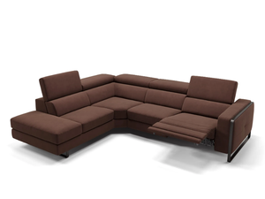 MANZANO - Corner sled base fabric sofa _ Sofanella