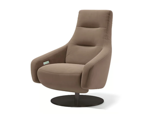 SANTANA - Swivel leather armchair _ Sofanella