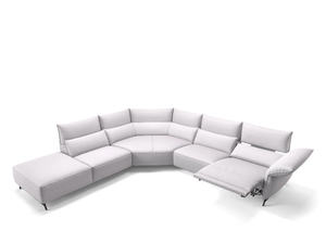 CUNEO - Corner leather sofa _ Sofanella