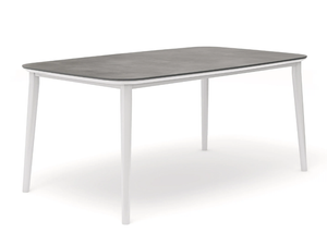 CHARLIE - Rectangular aluminium garden table _ Solpuri