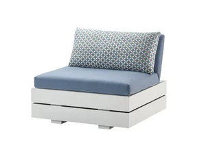 BOXX LOUNGE - Upholstered modular fabric garden armchair _ Solpuri