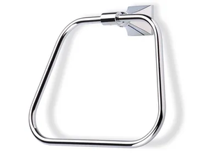 PRISMA - Chromed brass towel ring _ Stilhaus