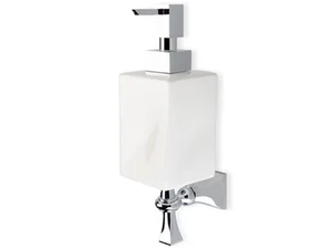 PRISMA - Wall-mounted ceramic Bathroom soap dispenser _ Stilhaus