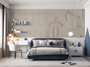 ROBOTICS - Motif kids wallpaper _ Studijo