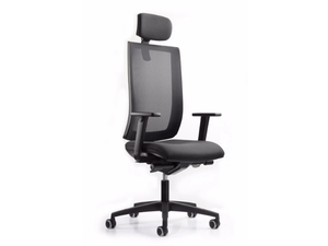 WIND 9-119 - Swivel mesh office chair with headrest _ TALIN