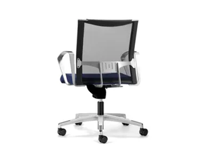 AVIANET 3654 - Mesh office chair with castors with armrests with 5-Spoke base _ TALIN