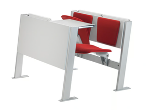 VEKTA 135 - Bench desk with integrated chairs _ TALIN