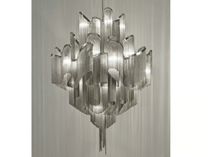 STREAM - Halogen metal pendant lamp _ TERZANI