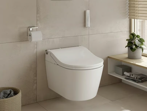 WASHLET® RW AUTO FLUSH - Wall-hung ceramic toilet with spray with bidet _ TOTO