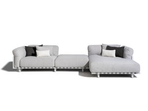 ARGO-ALU - Modular fabric garden sofa _ Talenti