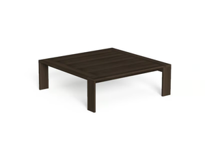 ARGO-WOOD - Square low Accoya® wood garden side table _ Talenti