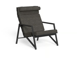 COTTAGE - Garden armchair with removable cover with armrests _ Talenti