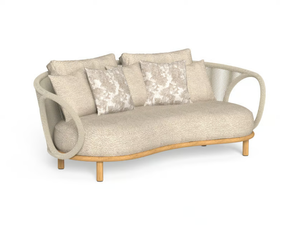 KAREN - 3 seater fabric garden sofa with removable cover _ Talenti