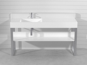 SQUARE CONSOLLE LCTA1 - Single Pietraluce® console sink _ Technova