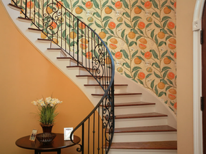 CITRUS - Nonwoven wallpaper with floral pattern _ Tecnografica