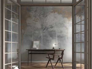 JAPAN FOREST - Landscape metal effect wallpaper _ Tecnografica