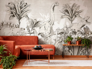 JURASSIC - Landscape nonwoven wallpaper _ Tecnografica